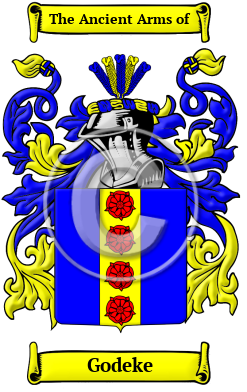 Godeke Family Crest/Coat of Arms