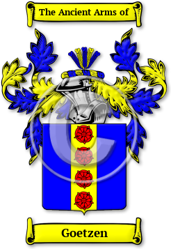 Goetzen Family Crest Download (jpg) Legacy Series - 150 DPI