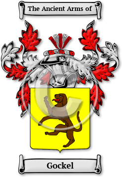 Gockel Family Crest Download (jpg) Legacy Series - 150 DPI