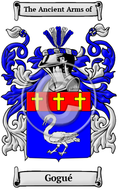 Gogué Family Crest Download (JPG) Heritage Series - 300 DPI