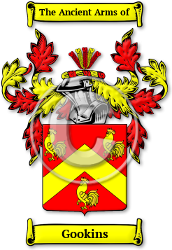 Gookins Family Crest Download (jpg) Legacy Series - 150 DPI