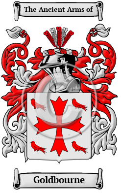 Goldbourne Family Crest Download (JPG) Heritage Series - 300 DPI