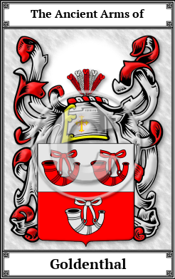 Goldenthal Family Crest Download (JPG)  Book Plated - 150 DPI