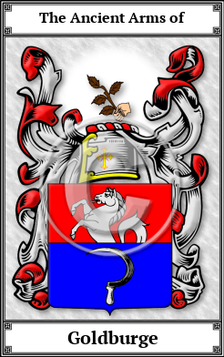 Goldburge Family Crest Download (JPG)  Book Plated - 150 DPI