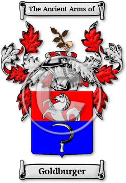 Goldburger Family Crest Download (jpg) Legacy Series - 150 DPI