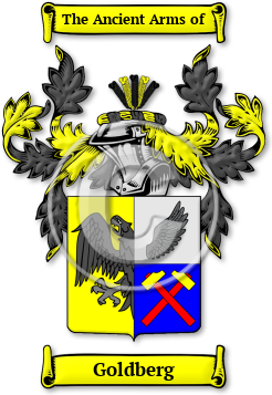 Goldberg Family Crest Download (jpg) Legacy Series - 150 DPI