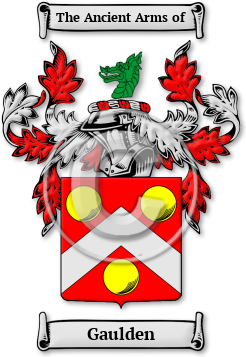 Gaulden Family Crest Download (jpg) Legacy Series - 150 DPI