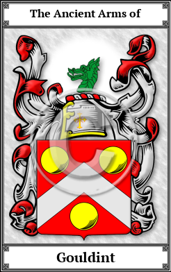 Gouldint Family Crest Download (JPG)  Book Plated - 150 DPI