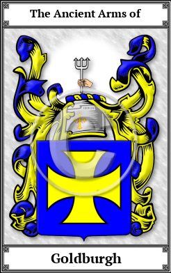 Goldburgh Family Crest Download (JPG)  Book Plated - 150 DPI