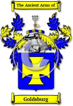 Goldsburg Family Crest Download (jpg) Legacy Series - 150 DPI