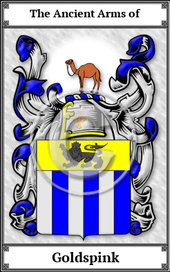 Goldspink Family Crest Download (JPG)  Book Plated - 150 DPI