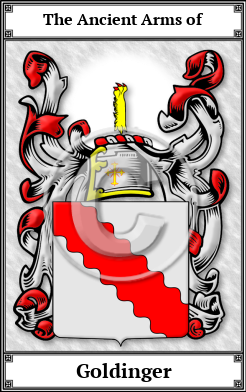 Goldinger Family Crest Download (JPG)  Book Plated - 150 DPI