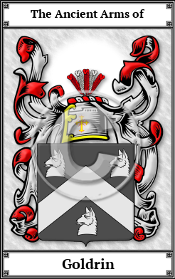 Goldrin Family Crest Download (JPG)  Book Plated - 150 DPI