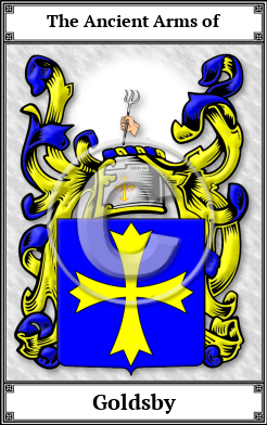 Goldsby Family Crest Download (JPG)  Book Plated - 150 DPI