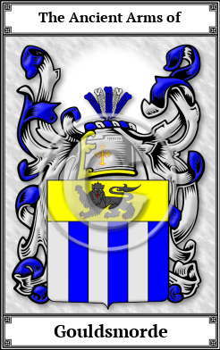 Gouldsmorde Family Crest Download (JPG)  Book Plated - 150 DPI
