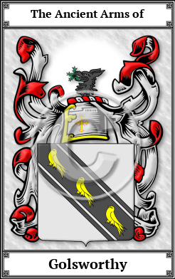 Golsworthy Family Crest Download (JPG)  Book Plated - 150 DPI