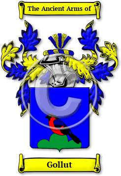 Gollut Family Crest Download (jpg) Legacy Series - 150 DPI