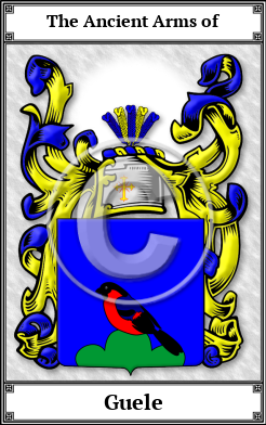 Guele Family Crest Download (JPG)  Book Plated - 150 DPI