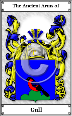 Güll Family Crest Download (JPG)  Book Plated - 150 DPI