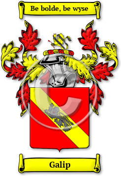 Galip Family Crest Download (jpg) Legacy Series - 150 DPI