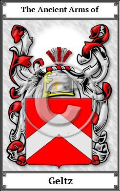 Geltz Family Crest Download (JPG)  Book Plated - 150 DPI