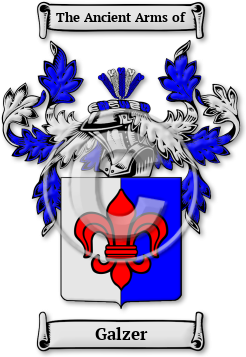 Galzer Family Crest Download (jpg) Legacy Series - 150 DPI