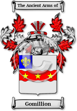Gomillion Family Crest Download (jpg) Legacy Series - 150 DPI