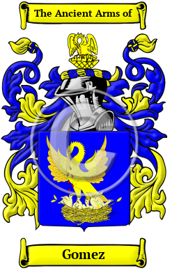 Gomez Family Crest Download (JPG) Heritage Series - 600 DPI