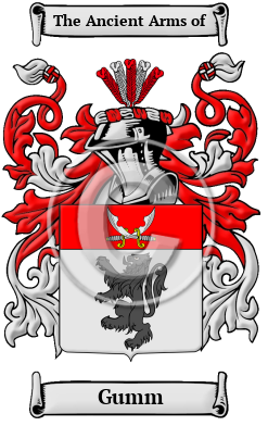 Gumm Family Crest Download (JPG) Heritage Series - 600 DPI