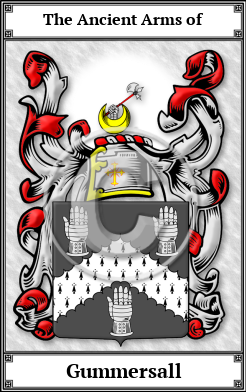 Gummersall Family Crest Download (JPG)  Book Plated - 150 DPI
