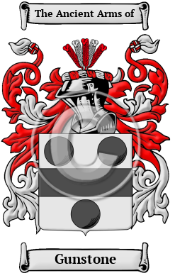 Gunstone Family Crest/Coat of Arms