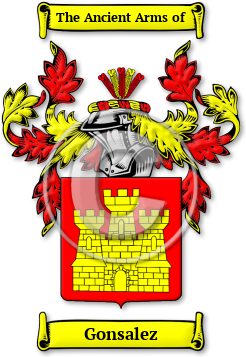 Gonsalez Family Crest Download (jpg) Legacy Series - 150 DPI