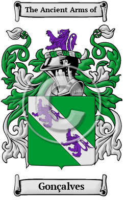 Gonçalves Family Crest Download (JPG) Heritage Series - 300 DPI