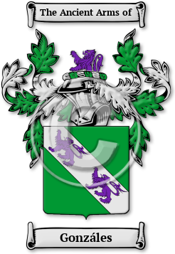 Gonzáles Family Crest Download (JPG) Legacy Series - 600 DPI