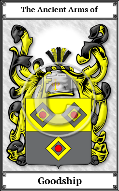 Goodship Family Crest Download (JPG)  Book Plated - 150 DPI