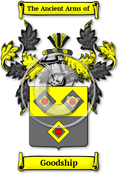 Goodship Family Crest Download (jpg) Legacy Series - 150 DPI