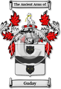 Guday Family Crest Download (jpg) Legacy Series - 150 DPI