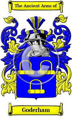Goderham Family Crest Download (JPG) Heritage Series - 600 DPI