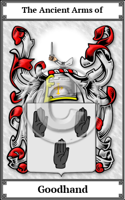 Goodhand Family Crest Download (JPG)  Book Plated - 150 DPI