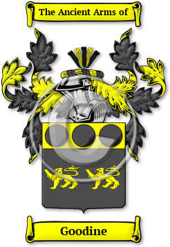 Goodine Family Crest Download (JPG) Legacy Series - 600 DPI