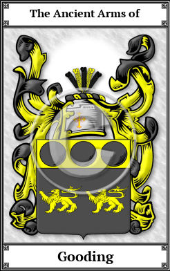 Gooding Family Crest Download (JPG)  Book Plated - 150 DPI