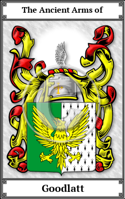 Goodlatt Family Crest Download (JPG) Book Plated - 600 DPI