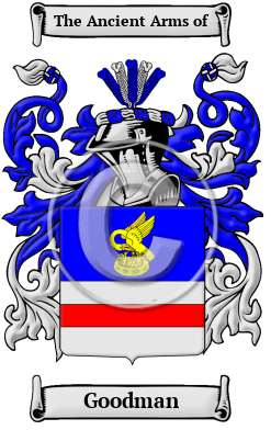 Goodman Family Crest Download (JPG) Heritage Series - 600 DPI