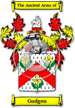Gudgen Family Crest Download (jpg) Legacy Series - 150 DPI