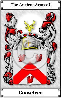 Goosetree Family Crest Download (JPG)  Book Plated - 150 DPI