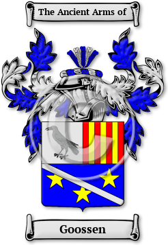 Goossen Family Crest Download (JPG) Legacy Series - 600 DPI