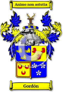 Gordón Family Crest Download (jpg) Legacy Series - 150 DPI