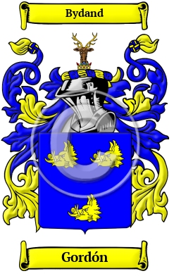 Gordón Family Crest/Coat of Arms