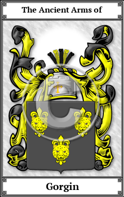 Gorgin Family Crest Download (JPG)  Book Plated - 150 DPI