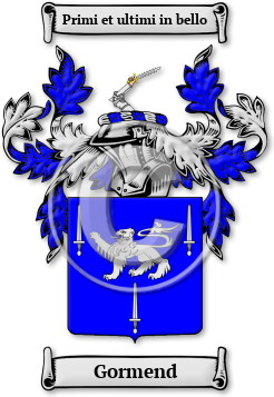 Gormend Family Crest Download (jpg) Legacy Series - 150 DPI